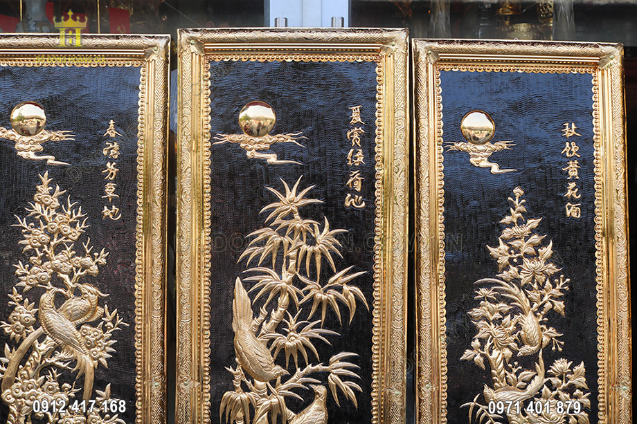 Khung tranh liền đồng v&ocirc; c&ugrave;ng chắc chắn